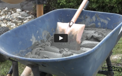 Mixing Mortar in a Mixer